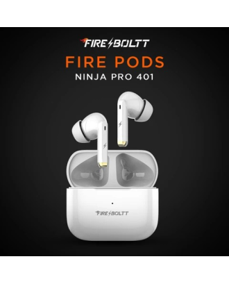 FIREBOLT Ninja Pro 401 White BEP401 AIRPODS