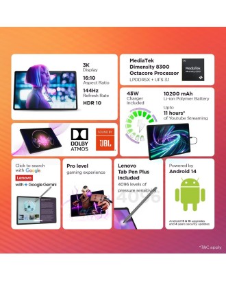Idea Tab Pro (TB373FU) with Pen Idea Tab Pro (TB373FU) with Pen