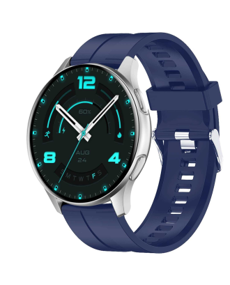 FIREBOLT INVICIBLE SILVER-NAVY SMART WATCH-BSW020